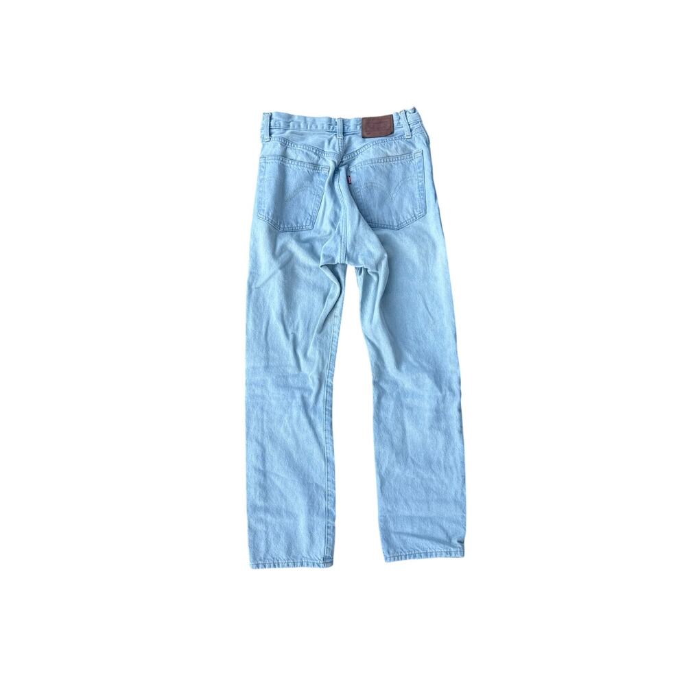 Levi’s Premium 501 Men’s W28 L34 Light Wash Button Fly Straight Leg Jeans